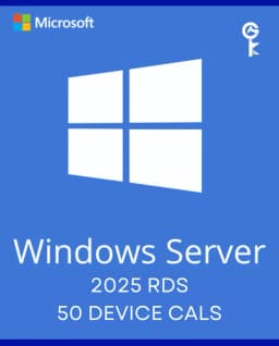 Windows Server 2025 Remote Desktop Services - 50 Device CALs Certificate thumbnail 1