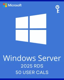 Windows Server 2025 Remote Desktop Services - 50 User CALs Certificate thumbnail 1