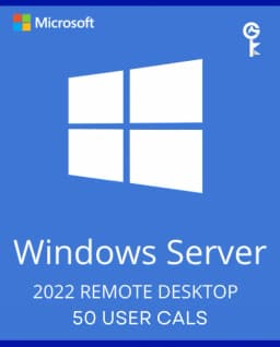 Windows Server 2022 Remote Desktop Services - 50 User CALs Certificate thumbnail 1