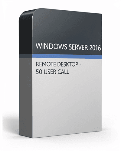 WINDOWS SERVER 2016 REMOTE DESKTOP SERVICES - 50 USER CALS CERTIFICATE