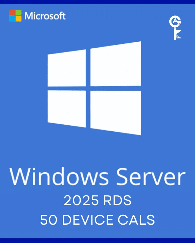 WINDOWS SERVER 2025 REMOTE DESKTOP SERVICES - 50 DEVICE CALS CERTIFICATE