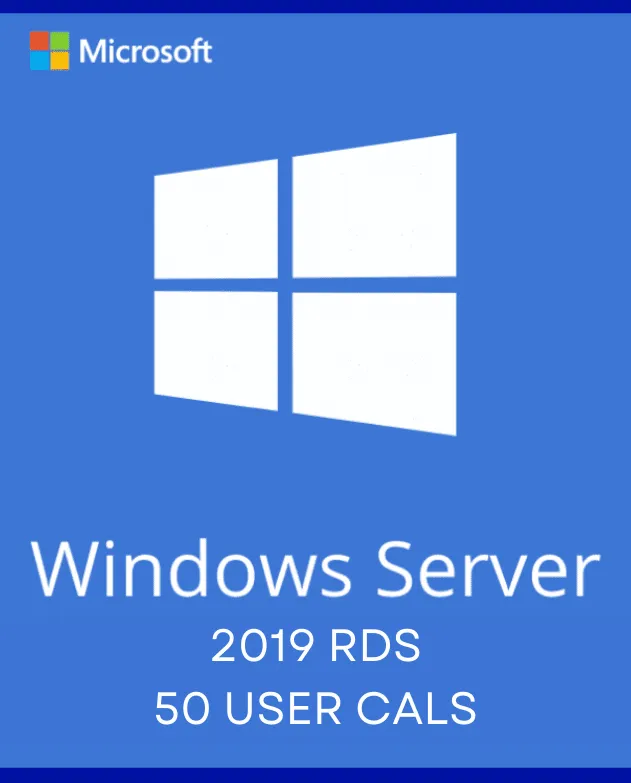 Windows Server 2019 Remote Desktop Services - 50 User CALs Certificate