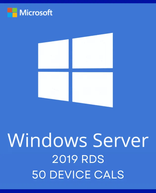 Windows Server 2019 Remote Desktop Services - 50 Device CALs Certificate