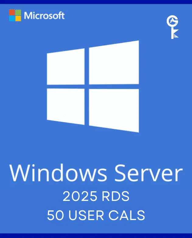 Windows Server 2025 Remote Desktop Services - 50 User CALs Certificate